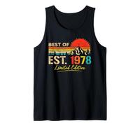 Best Of Est 1978 Limited Edition Vintage Year 1978 Birthday Camiseta sin Mangas