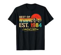 Best Of Est 1984 Limited Edition Vintage Year 1984 Birthday Camiseta
