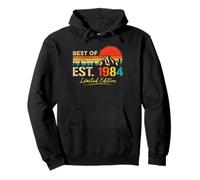 Best Of Est 1984 Limited Edition Vintage Year 1984 Birthday Sudadera con Capucha