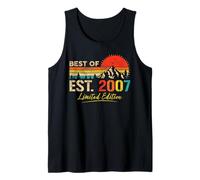 Best Of Est 2007 Limited Edition Vintage Year 2007 Birthday Camiseta sin Mangas