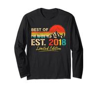 Best Of Est 2018 Limited Edition Vintage Year 2018 Birthday Manga Larga