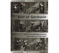 Best Of Gershwin. Los éxitos para chapa soplador Quartett (Partitura y Voces)