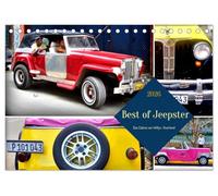 Best of Jeepster - Das Cabrio von Willys-Overland (Tischkalender 2026 DIN A5 quer), CALVENDO Monatskalender: Der US-Oldtimer Jeepster auf Kuba