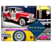 Best of Jeepster - Das Cabrio von Willys-Overland (Wandkalender 2026 DIN A4 quer), CALVENDO Monatskalender: Der US-Oldtimer Jeepster auf Kuba