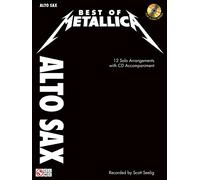 Best of metallica for alto sax saxophone +cd: Instrumental Play-Along