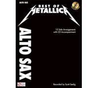 Best of metallica for alto sax saxophone +cd: Instrumental Play-Along