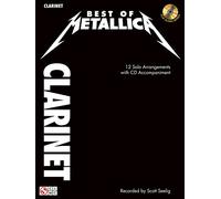 Best of metallica for clarinet clarinette +cd: Instrumental Play-Along