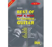 Best Of Pop & Rock for Classical Guitar Vol. 10: Incluye TAB, notas, letras y armonías: Die Sammlung mit starken Interpreten