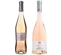 Best of Provence - Lot de 2 bouteilles - Château Minuty : M/Rosé et Or - Côtes de Provence Rosé 2021 (2 * 75cl)