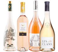 Best of Provence - Lot de 4 bouteilles - Château Sainte Marguerite : Fantastique/Cru Classé - Esclans : Rock Angel/Les Clans - Côtes de Provence Rosé 2021 (4 * 75cl)