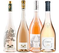 Best of Provence - Lot de 4 bouteilles - Château Sainte Marguerite : Fantastique/Symphonie - Esclans : Garrus/Rock Angel - Côtes de Provence Rosé 2021 (4 * 75cl)