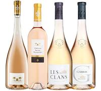 Best of Provence - Lot de 4 bouteilles - Château Sainte Marguerite : Symphonie/Cru Classé - Esclans : Les Clans/Garrus - Côtes de Provence Rosé 2021 (4 * 75cl)
