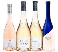 Best of Provence - Lot de 4 bouteilles - Minuty : 281 / Rose et Or - Esclans : Garrus/Les Clans - Côtes de Provence Rosé 2021 (4 * 75cl)