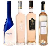 Best of Provence - Lot de 4 bouteilles - Minuty : M / 281 - Château Sainte Marguerite : Symphonie/Fantastique - Côtes de Provence Rosé 2021 (4 * 75cl)
