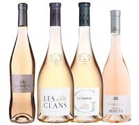 Best of Provence - Lot de 4 bouteilles - Minuty : M/Rose et or - Esclans : Les Clans/Garrus - Côtes de Provence Rosé 2021 (4 * 75cl)