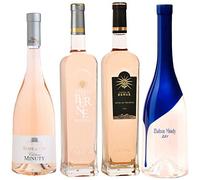 Best of Provence - Lot de 4 bouteilles - Minuty : Rose et or / 281 - Berne : Terre/Château - Côtes de Provence Rosé 2021 (4 * 75cl)