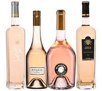 Best of Provence - Lot de 4 bouteilles - Miraval : Studio/Jolie-Pitt - Berne : Château/Terre - Côtes de Provence Rosé 2021 (4 * 75cl)