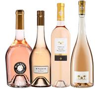 Best of Provence - Lot de 4 bouteilles - Miraval : Studio/Jolie-Pitt - Château Sainte Marguerite : Cru Classé/Symphonie - Côtes de Provence Rosé 2021 (4 * 75cl)