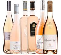 Best of Provence - Lot de 6 bouteilles - Minuty : M/Rose et Or - Miraval : Studio/Jolie-Pitt - Esclans : Rock Angel/Whispering Angel - Côtes de Provence Rosé 2021 (6 * 75cl)