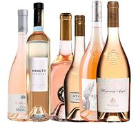 Best of Provence - Lot de 6 bouteilles - Minuty : Rose et Or/Prestige - Esclans : Rock Angel/Whispering Angel - Miraval : Studio/Jolie-Pitt - Côtes de Provence Rosé 2021 (6 * 75cl)