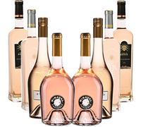 Best of Provence - Lot de 8 bouteilles - Berne : Terre*2 / Château*2 - Miraval : Studio*2 / Jolie-Pitt* - Côtes de Provence Rosé 2021 (8 * 75cl)