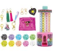 BEST OF TOYS CHUNKY CHAIN - Taller de creación Funky y Tendencia - para crear cadenas de moda y personalizar accesorios - Kit de 200 anillos de diferentes colores, talla única
