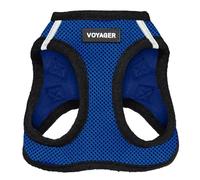 Best Pet Supplies - Arnés Voyager Step-in Air para Perros, Chaleco de Malla para Todo Tipo de Clima, para Perros pequeños y medianos, Base Azul Rey, XXXS (Medida del Pecho: 9.5-10.5 Pulgadas para