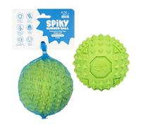 Best Pet Supplies Juguete chirriante de Goma para Perros, Juguete Ideal para masticadores, Perros pequeños, medianos y Grandes y Amantes de la búsqueda, Verde, Grande de 3.5 Pulgadas