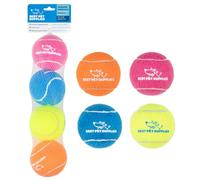 Best Pet Supplies Juguetes chirriantes de tenis para perros, paquete de 4, juguetes interactivos de alta resistencia para lanzar y buscar, apoya el ejercicio y el entrenamiento de comportamiento