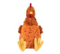 Best Pet Supplies Juguetes de Peluche de Pollo Arrugado para Perros para Juegos interactivos, Cachorros y Adultos Mayores, Forma de Juguete de Pollo Colorido, Lindo y tierno, Pollo Arrugado (marrón)