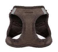Best Pet Supplies Voyager - Arnés de Felpa para Perros pequeños y medianos, Felpa Suave, arnés de Chaleco para Perros pequeños y medianos, Gamuza Chocolate, XL (Pecho: 20.5-23 Pulgadas)