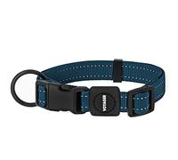 Best Pet Supplies Voyager Reflective Dog Leash or Collar with Neoprene Handle, for Small, Medium and Large Breed Puppies, Cute and Heavy Duty for Walking, Running and Training - Blue, S