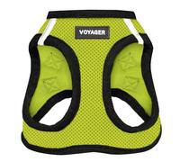 Best Pet Supplies Voyager Step-In Air - Arnés de Malla para Todo Tipo de Clima, Tipo Chaleco y fácil de Poner para Perros pequeños y medianos (Color Verde Lima/Ribete Negro), Talla L
