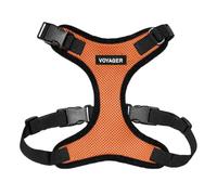 Best Pet Supplies Voyager Step-in Lock - Arnés de Chaleco Ajustable para Perros pequeños y Grandes, Color Naranja, Talla L (Pecho: 19-30 Pulgadas)