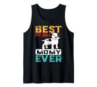 Best Pit Bull Dog Mommy Ever For Mom Funny Dogs Lover Camiseta sin Mangas