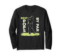 Best Pops by Par Dad Joke Golf - Divertido día del padre cumpleaños Manga Larga
