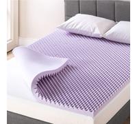 Best Price Mattress 2 Inch Egg Crate Memory Foam Mattress Topper with Soothing Lavender Infusion CertiPUR-US Certified Twin XL
