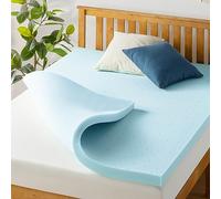 Best Price Mattress Cubrecolchón con Gel refrigerante Certificado CertiPUR-US, Espuma Gel, Azul, King