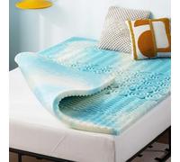 Best Price Mattress Cubrecolchón de Espuma Aerobreeze de Gel Remolino de 5 Zonas de 5 Pulgadas, Certificado CertiPUR-US, tamaño Individual XL