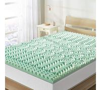 Best Price Mattress Mellow Cubrecolchón Individual de 1.5 Pulgadas, 5 Zonas, Espuma viscoelástica con infusión de Aloe, tamaño Individual