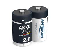 Best Price Square Battery, D 8500MAH PRECHARGED 2PK 5035362/01 by ANSMANN