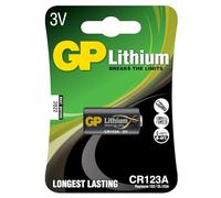 Best Price Square Battery, Lithium 3V CR123A CR123A-C1 by GP Batteries
