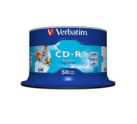 Verbatim CD-R AZO Wide Inkjet Printable no ID 700 MB 52x 50 pieza(s)