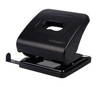 Best Price Square Hole Punch S/Duty Black KF01235 by Q Connect