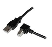 StarTech.com Cable Adaptador USB 1m para Impresora Acodado - 1x USB A Macho - 1x USB B Macho en Ángulo Derecho ( USBAB1MR )