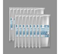 BEST PRODUCTS Pack de 400 Vasos de Plástico de 500 ml. Vasos Reutilizables de Polipropileno Transparente. Ideales para Fiestas, Eventos, Caterings y Oficinas