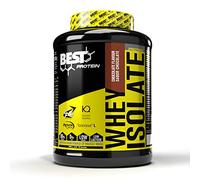 BEST PROTEIN Aislado de suero de leche WHEY ISOLATE 100% PROMIKO CFM® | Índice de proteïna 90% | Con glutamina AJINOMOTO® y enzimas digestivas TOLERASE®