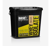 BEST PROTEIN Aislado de suero de leche WHEY ISOLATE 100% PROMIKO CFM® | Índice de proteïna 90% | Con glutamina AJINOMOTO® y enzimas digestivas TOLERASE® (4000 gramos, Vainilla)