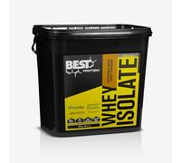 BEST PROTEIN Aislado de suero de leche WHEY ISOLATE 100% PROMIKO CFM® | Índice de proteïna 90% | Con glutamina AJINOMOTO® y enzimas digestivas TOLERASE® (4000 gramos, Café)