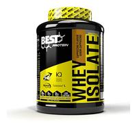 BEST PROTEIN Aislado de suero de leche WHEY ISOLATE 100% PROMIKO CFM® | Índice de proteïna 90% | Con glutamina AJINOMOTO® y enzimas digestivas TOLERASE®
